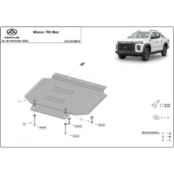 Stalowa osłona reduktora Maxus T60 Max (2025-2026)